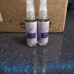 2 PC Bath And Body Works Lavender Vanilla Hand Sanitizer Set